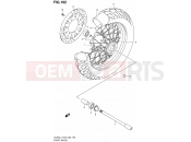 SUZUKI VL800 / VL800T / VL800C L4 (2014) Intruder C800 / Boulevard C50 192 - FRONT WHEEL (VL800L4 E28)