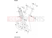 SUZUKI VL800 / VL800T / VL800C L4 (2014) Intruder C800 / Boulevard C50 207 - REAR CUSHION LEVER (VL800CL4 E28)
