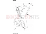 SUZUKI VL800 / VL800T / VL800C L4 (2014) Intruder C800 / Boulevard C50 208 - REAR CUSHION LEVER (VL800CL4 E33)