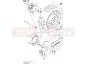 SUZUKI VL800 / VL800T / VL800C L4 (2014) Intruder C800 / Boulevard C50 216 - REAR WHEEL (VL800CL4 E28)