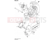 SUZUKI VL800 / VL800T / VL800C L4 (2014) Intruder C800 / Boulevard C50 219 - REAR WHEEL (VL800TL4 E28)