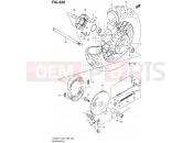 SUZUKI VL800 / VL800T / VL800C L4 (2014) Intruder C800 / Boulevard C50 220 - REAR WHEEL (VL800TL4 E33)