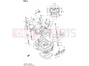 SUZUKI VL800B L4 (2014) Intruder C800 / Boulevard C50 (E19) 4 - FRONT CYLINDER HEAD (VL800BUEL4 E19)