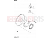 SUZUKI VL800B L4 (2014) Intruder C800 / Boulevard C50 (E19) 14 - STARTER CLUTCH