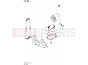 SUZUKI VL800B L4 (2014) Intruder C800 / Boulevard C50 (E19) 24 - OIL PUMP