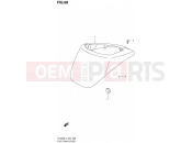 SUZUKI VL800B L4 (2014) Intruder C800 / Boulevard C50 (E19) 68 - FUEL TANK COVER