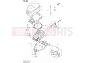 SUZUKI VL800B L4 (2014) Intruder C800 / Boulevard C50 (E19) 45 - SPEEDOMETER (VL800BUEL4 E19)