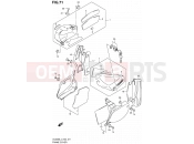 SUZUKI VL800B L4 (2014) Intruder C800 / Boulevard C50 (E19) 71 - FRAME COVER (VL800BUEL4 E19)