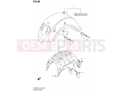 SUZUKI VL800B L4 (2014) Intruder C800 / Boulevard C50 (E19) 80 - REAR FENDER