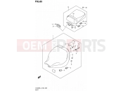 SUZUKI VL800B L4 (2014) Intruder C800 / Boulevard C50 (E19) 85 - SEAT