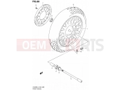 SUZUKI VL800B L4 (2014) Intruder C800 / Boulevard C50 (E19) 88 - FRONT WHEEL