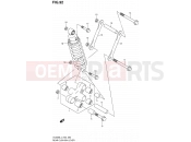 SUZUKI VL800B L4 (2014) Intruder C800 / Boulevard C50 (E19) 92 - REAR CUSHION LEVER (VL800BL4 E02)