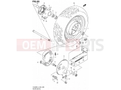 SUZUKI VL800B L4 (2014) Intruder C800 / Boulevard C50 (E19) 95 - REAR WHEEL