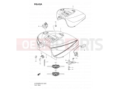SUZUKI VLR1800UF L0 (2010) Intruder C1800R / Boulevard C109R 42A - FUEL TANK (VLR1800TK8/TK9)