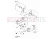 SUZUKI VLR1800UF L0 (2010) Intruder C1800R / Boulevard C109R 41 - FOOTREST (WITHOUT VLR1800TK9/TL0 E24)