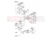 SUZUKI VLR1800UF L0 (2010) Intruder C1800R / Boulevard C109R 41A - FOOTREST (VLR1800TK9/TL0 E24)