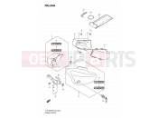 SUZUKI VLR1800UF L0 (2010) Intruder C1800R / Boulevard C109R 44A - FRAME COVER (VLR1800K9/UFK9)