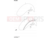 SUZUKI VLR1800UF L0 (2010) Intruder C1800R / Boulevard C109R 48A - FRONT FENDER (MODEL L0)