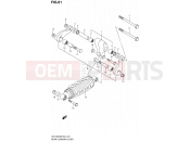 SUZUKI VLR1800UF L0 (2010) Intruder C1800R / Boulevard C109R 61 - REAR CUSHION LEVER