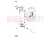 SUZUKI VLR1800UF L0 (2010) Intruder C1800R / Boulevard C109R 62 - REAR WHEEL