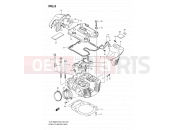 SUZUKI VLR1800 / VLR1800T K8 (2008) Intruder C1800R / Boulevard C109R 3 - REAR CYLINDER HEAD
