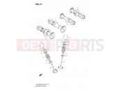 SUZUKI VLR1800 / VLR1800T K8 (2008) Intruder C1800R / Boulevard C109R 11 - CAMSHAFT - VALVE