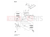 SUZUKI VLR1800 / VLR1800T K8 (2008) Intruder C1800R / Boulevard C109R 47 - FRAME COVER (MODEL K8)