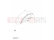 SUZUKI VLR1800 / VLR1800T K8 (2008) Intruder C1800R / Boulevard C109R 51 - FRONT FENDER