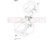 SUZUKI VLR1800 / VLR1800T K8 (2008) Intruder C1800R / Boulevard C109R 57 - SEAT (VLR1800TK8/TK9/TL0)