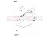 SUZUKI VLR1800 / VLR1800T K9 (2009) Intruder C1800R / Boulevard C109R 16 - OIL COOLER