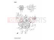 SUZUKI VS1400GLP T (1996) Intruder (E03,E28,E33) 2 - CYLINDER HEAD (REAR)
