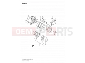 SUZUKI VS1400GLP W (1998) Intruder (E03,E28,E33) 51 - FRONT CALIPER