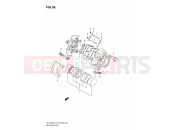SUZUKI VS1400GLP W (1998) Intruder (E03,E28,E33) 56 - REAR CALIPER