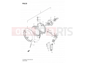 SUZUKI VS1400GLP X (1999) Intruder (E03,E28,E33) 29 - HEADLAMP (MODEL T/V/W/X/Y)