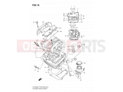SUZUKI VS1400GLP K1 (2001) Intruder (E03,E28,E33) 1A - CYLINDER HEAD (FRONT)