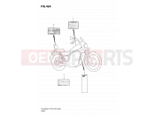 SUZUKI VS1400GLP K1 (2001) Intruder (E03,E28,E33) 46A - WARNING LABEL (MODEL Y/K1/K2/K3)