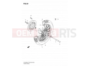 SUZUKI VS1400GLP K1 (2001) Intruder (E03,E28,E33) 50 - FRONT WHEEL