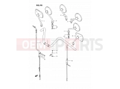 SUZUKI VS1400GLP / VS1400GLF N (1992) Intruder (E01,E04,E17,E21,E22,E39) 46 - HANDLEBAR (SEE NOTE)