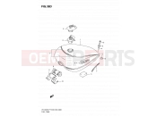 SUZUKI VS1400GLP K2 (2002) Intruder (E03,E28,E33) 38D - FUEL TANK (MODEL K2)