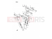 SUZUKI VS1400GLP / VS1400GLF P (1993) Intruder (E01,E04,E17,E21,E22,E24,E34) 8 - CAMSHAFT - VALVE