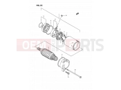 SUZUKI VS1400GLP / VS1400GLF P (1993) Intruder (E01,E04,E17,E21,E22,E24,E34) 23 - STARTING MOTOR