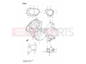 SUZUKI VS1400GLP K3 (2003) Intruder (E03,E28,E33) 5 - CRANKCASE COVER