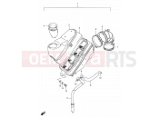 SUZUKI VS1400GLP T (1996) Intruder (E02) 13 - AIR CLEANER (FRONT)