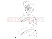 SUZUKI VS1400GLP V (1997) Intruder (E02) 41A - FRONT FENDER (MODEL V/W/X)