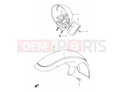 SUZUKI VS1400GLP Y (2000) Intruder (E02) 41B - FRONT FENDER (MODEL Y/K1/K2)