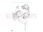 SUZUKI VS1400GLP K1 (2001) Intruder (E17,E22,E34) 14 - AIR CLEANER (REAR)