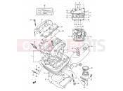 SUZUKI VS1400GLP / VS1400GLF M (1991) Intruder (E03,E28,E33) 1 - CYLINDER HEAD (FRONT)