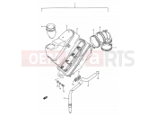 SUZUKI VS1400GLP / VS1400GLF M (1991) Intruder (E03,E28,E33) 13 - AIR CLEANER (FRONT)