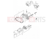 SUZUKI VS1400GLP / VS1400GLF M (1991) Intruder (E03,E28,E33) 30 - REAR COMBINATION LAMP