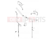 SUZUKI VS1400GLP / VS1400GLF M (1991) Intruder (E03,E28,E33) 44 - HANDLEBAR (SEE NOTE)